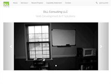 Tablet Screenshot of dll-consulting.com